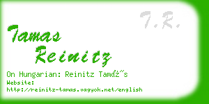 tamas reinitz business card